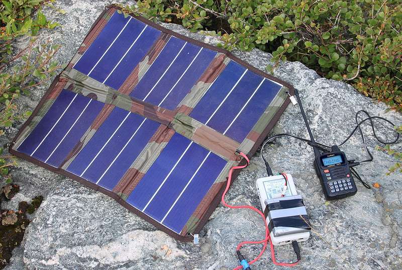  Отчет об использовании гибкой солнечной батареи SunCharger и накопителя 